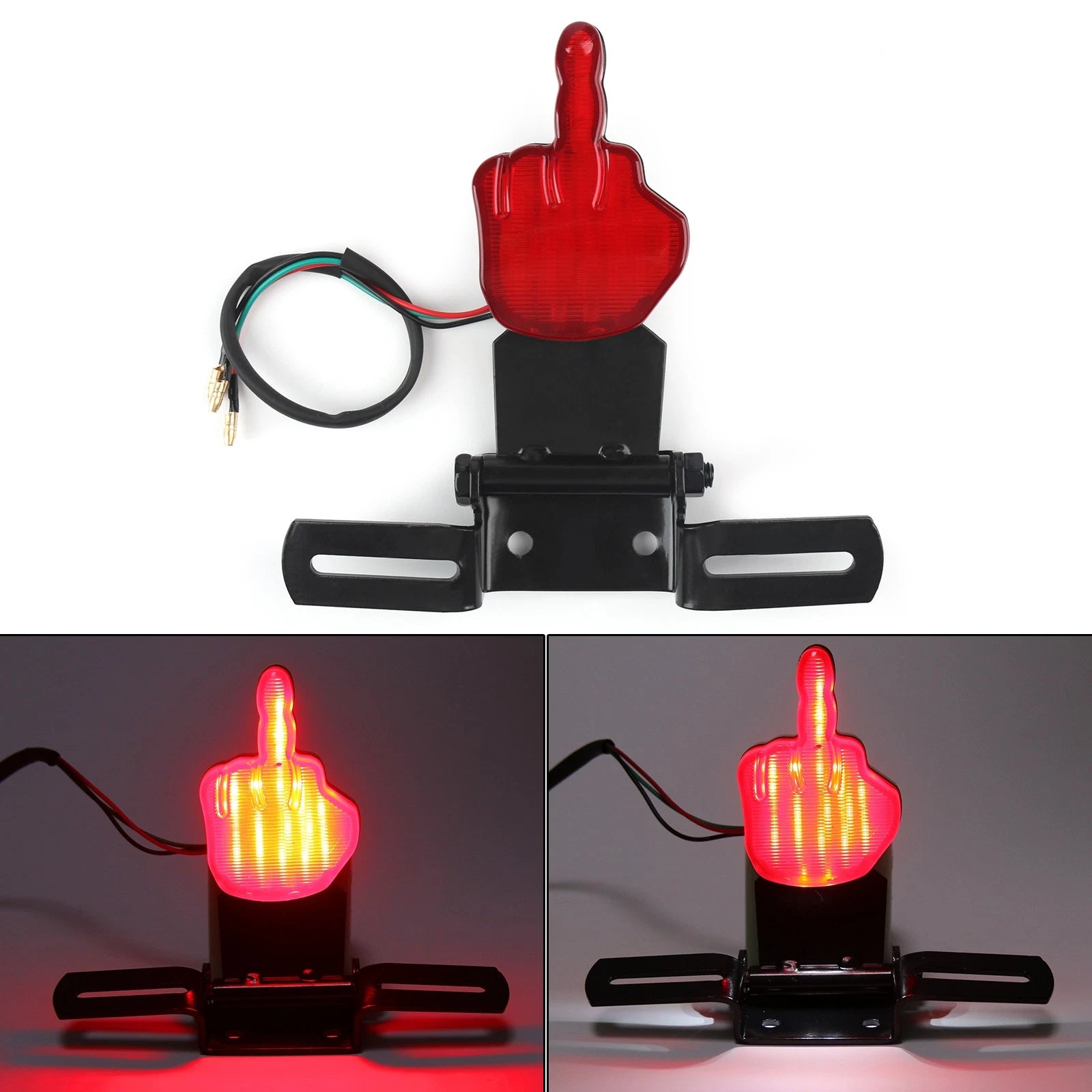 LED Break Tail Light Taillamp for Chopper Bobber