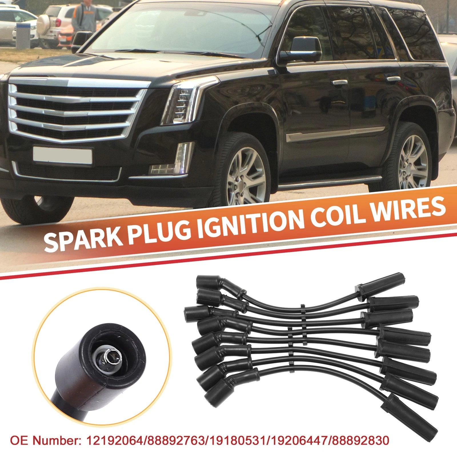 Spark Plug Wire Set Replacement for Cadillac CT5 V8 6.2L (2020–2021)