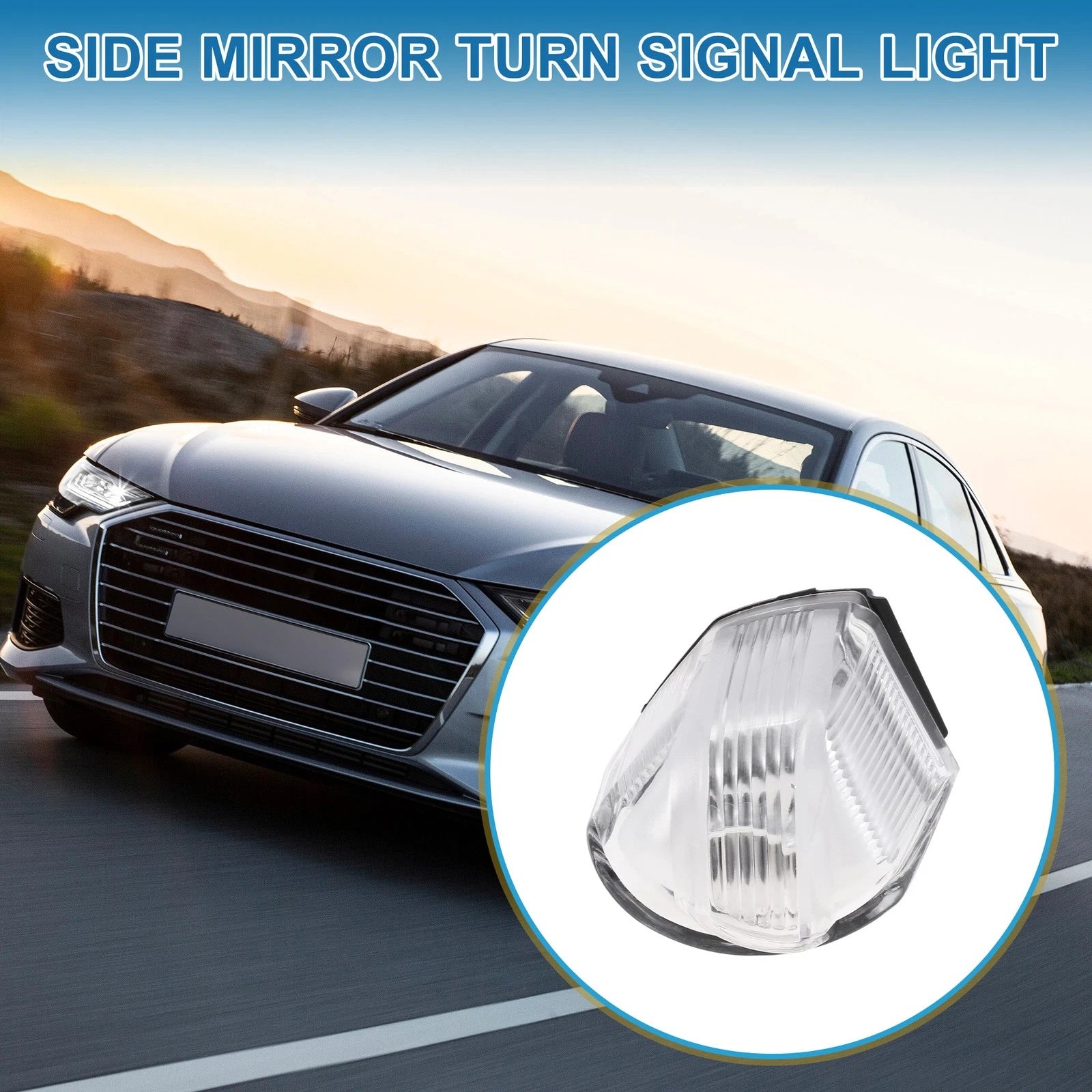 Mirror Turn Signal Light Left LED Replacement for Ford Transit Custom (2014–2024)