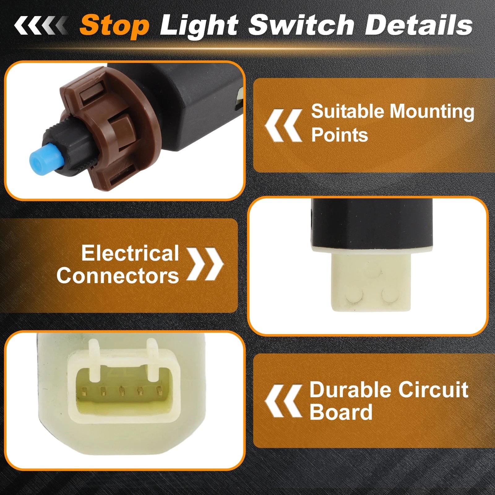 Brake Light Switch for Toyota Prius (2013–2015) 84340-59645