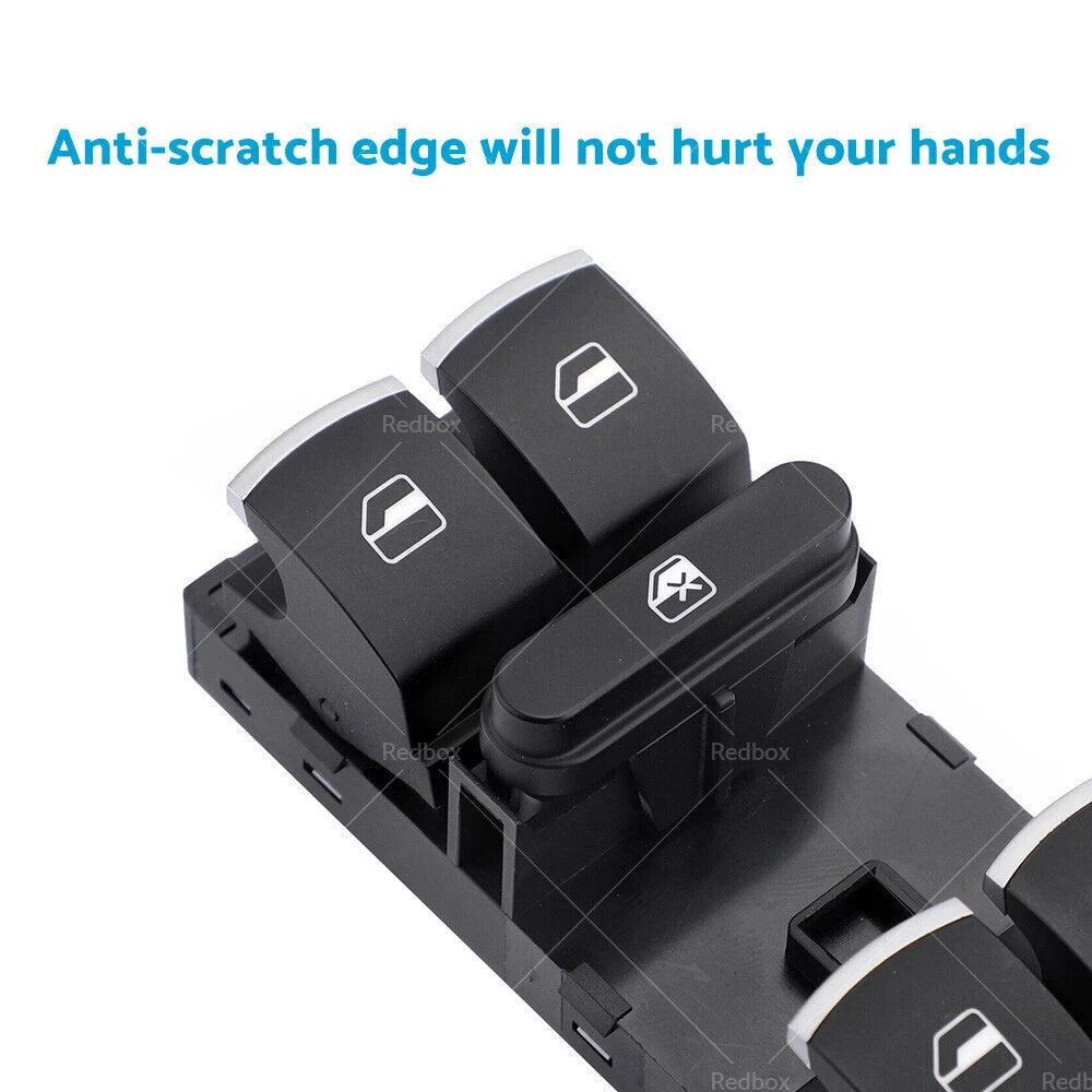 Master Power Window Switch for VW Golf Jetta Passat Tiguan (2007–2021)