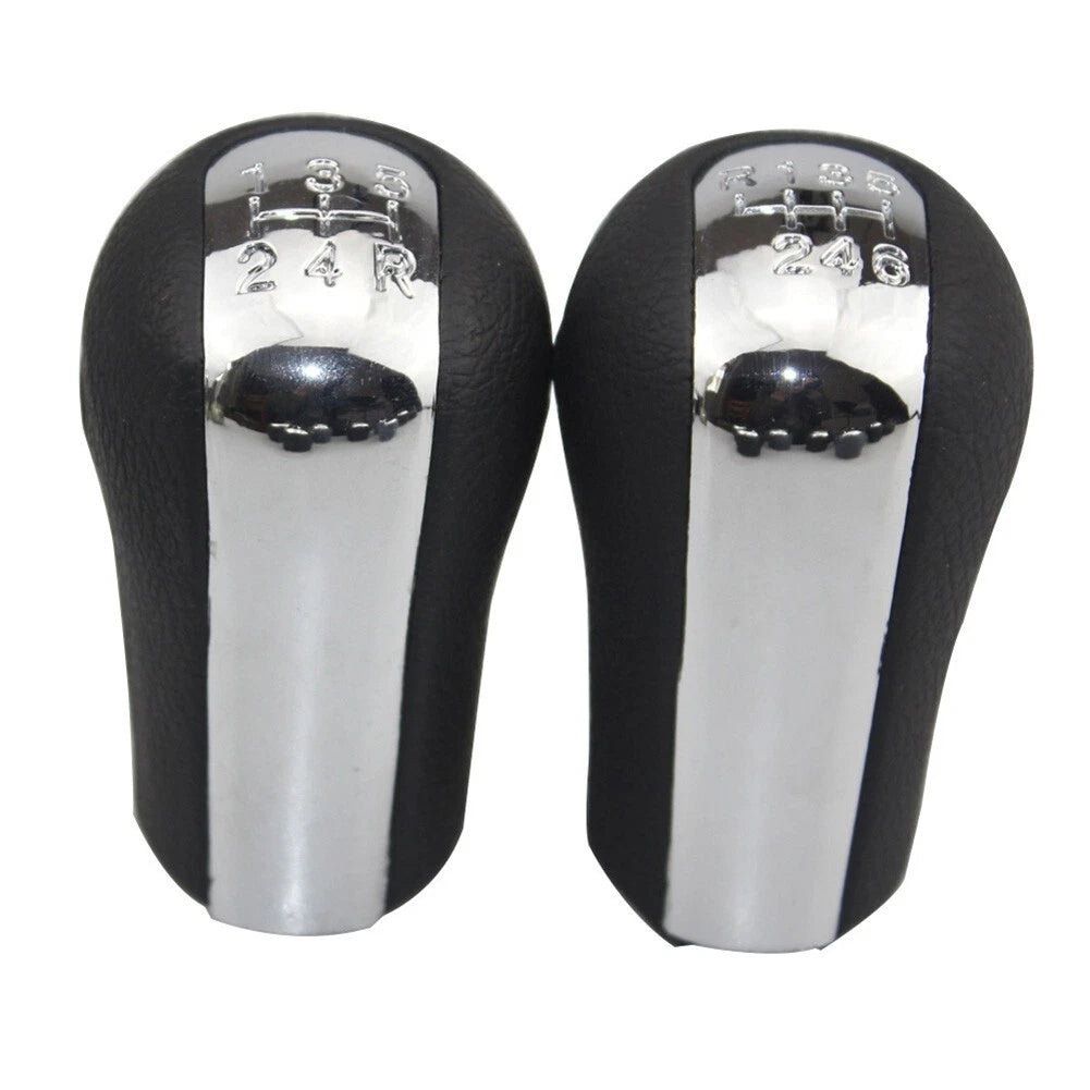 Gear Knob for Car (5/6 Speed) - Chrome Finish, Easy Installation