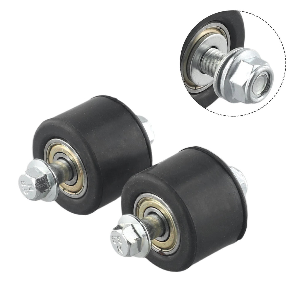 Chain Roller for Motorcycle (26mm Length, Non-slip Rubber)