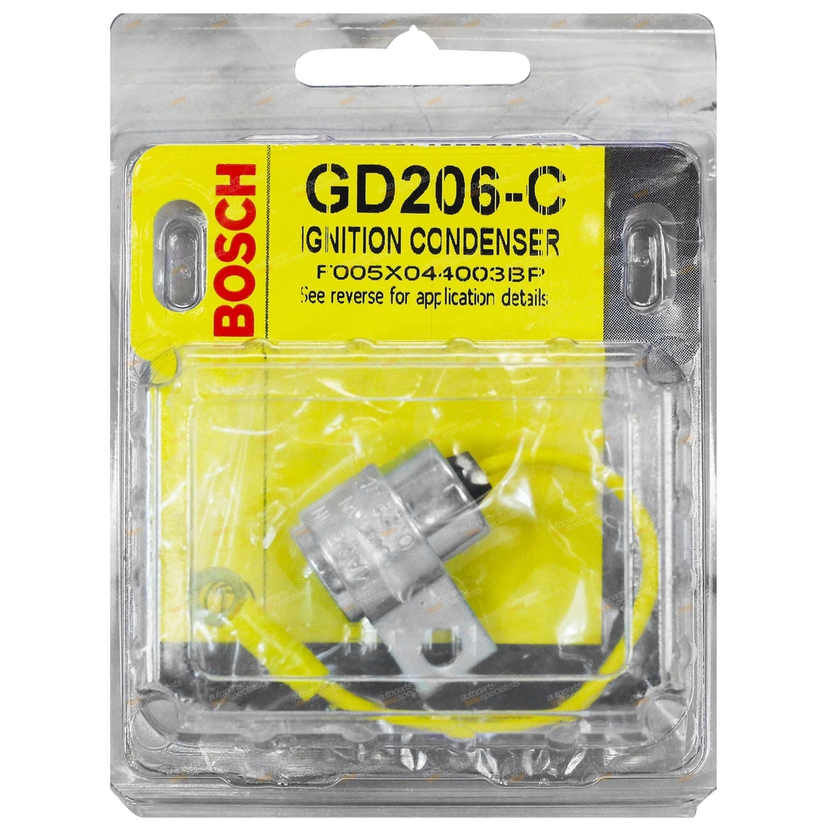 Bosch Ignition Condenser for Subaru DL AJ5 1.6L EA71 (1979–1980)