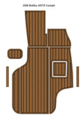 EVA Foam Faux Teak Deck Floor Mat for Malibu 20 VTX (2008)