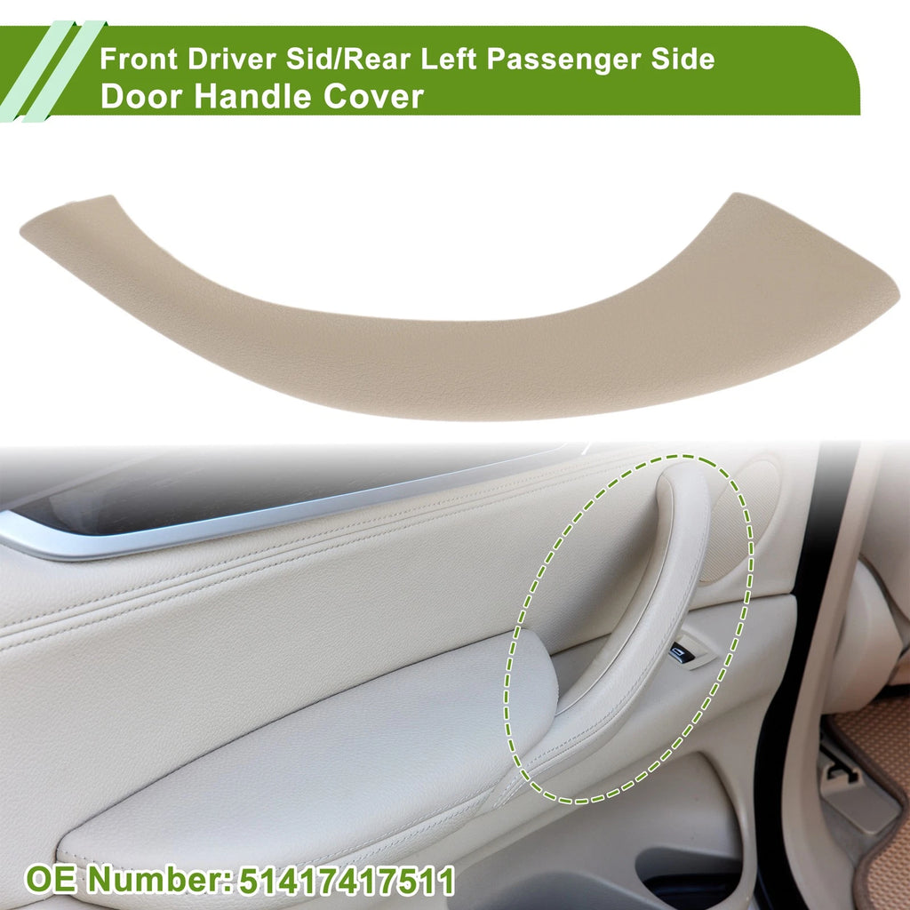 Door Panel Handle Pull Trim Cover Replacement for BMW X1 F48 F49 (2015–2020)