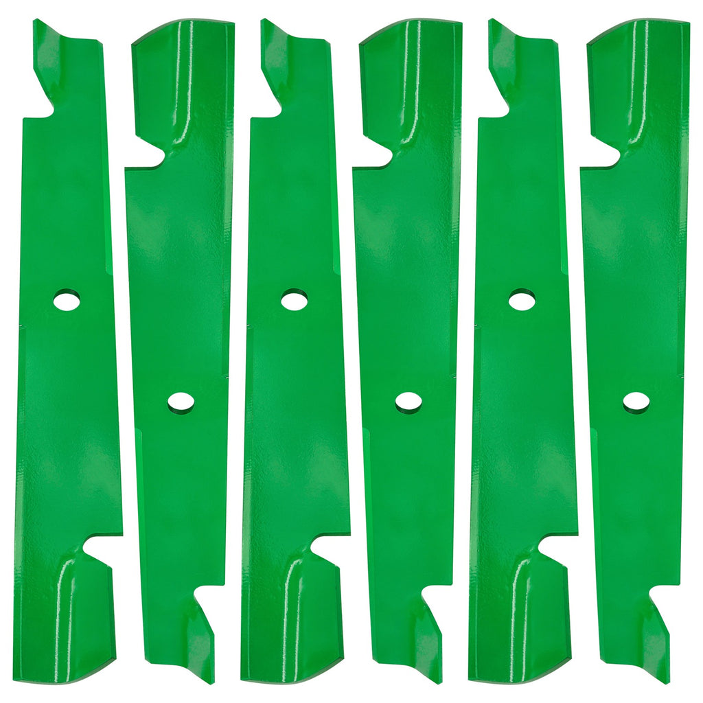 High Lift Blade 72 Inch Deck Notched for Exmark (24.5in Circle Hole)
