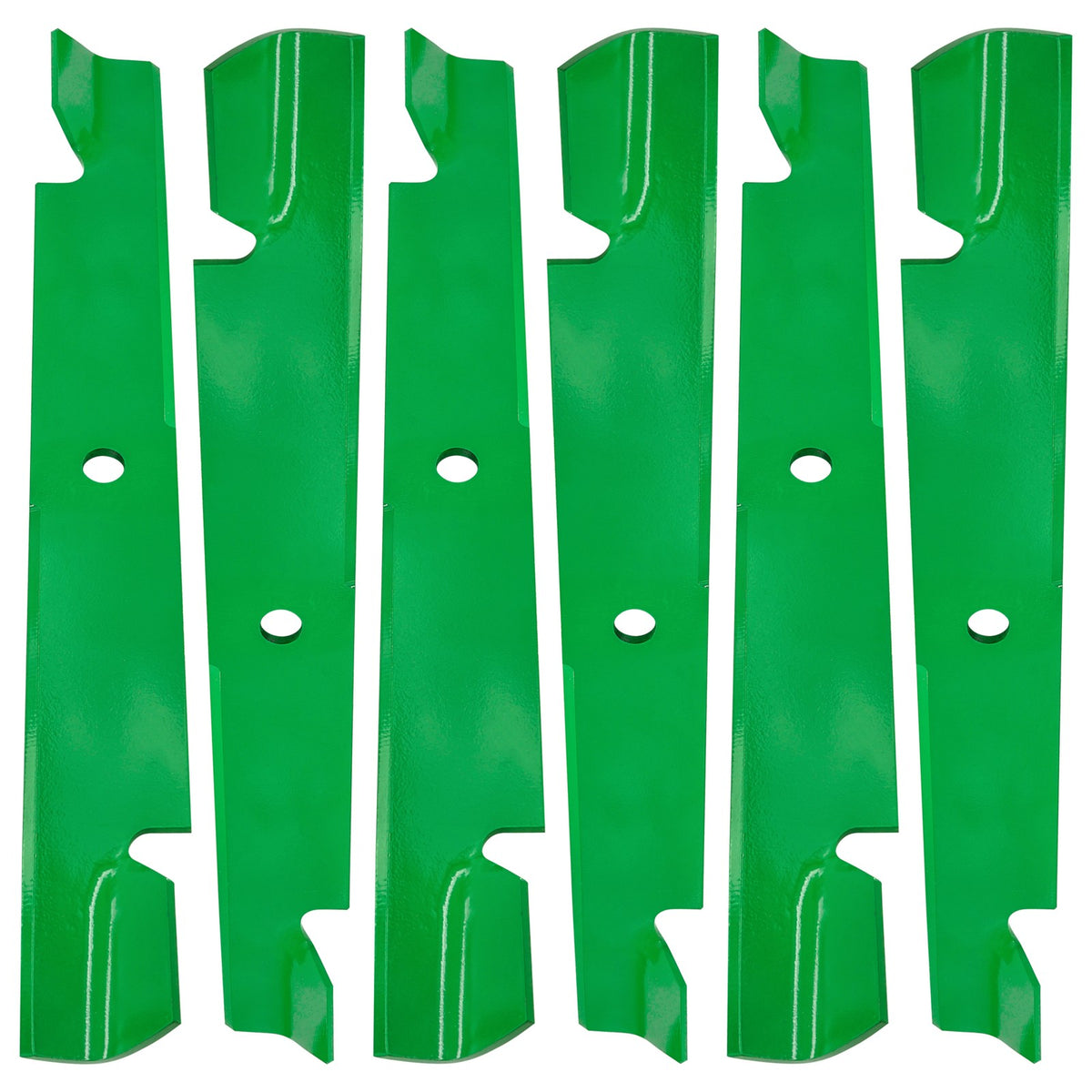 High Lift Blade 72 Inch Deck Notched for Exmark (24.5in Circle Hole)