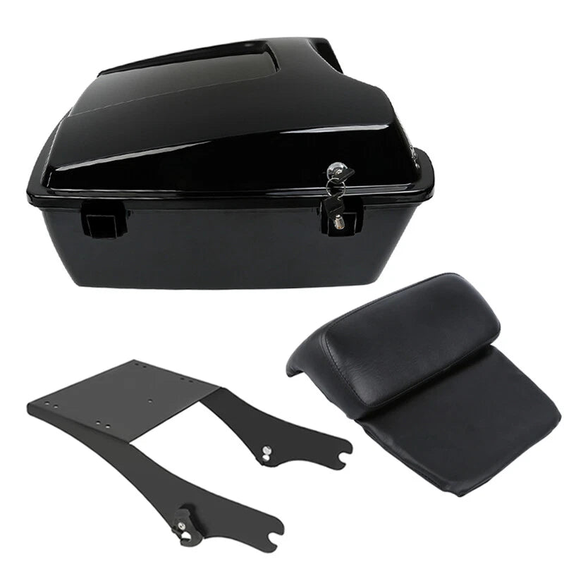 Trunk Latch Backrest Pad Mount for Harley Touring (1997–2008)