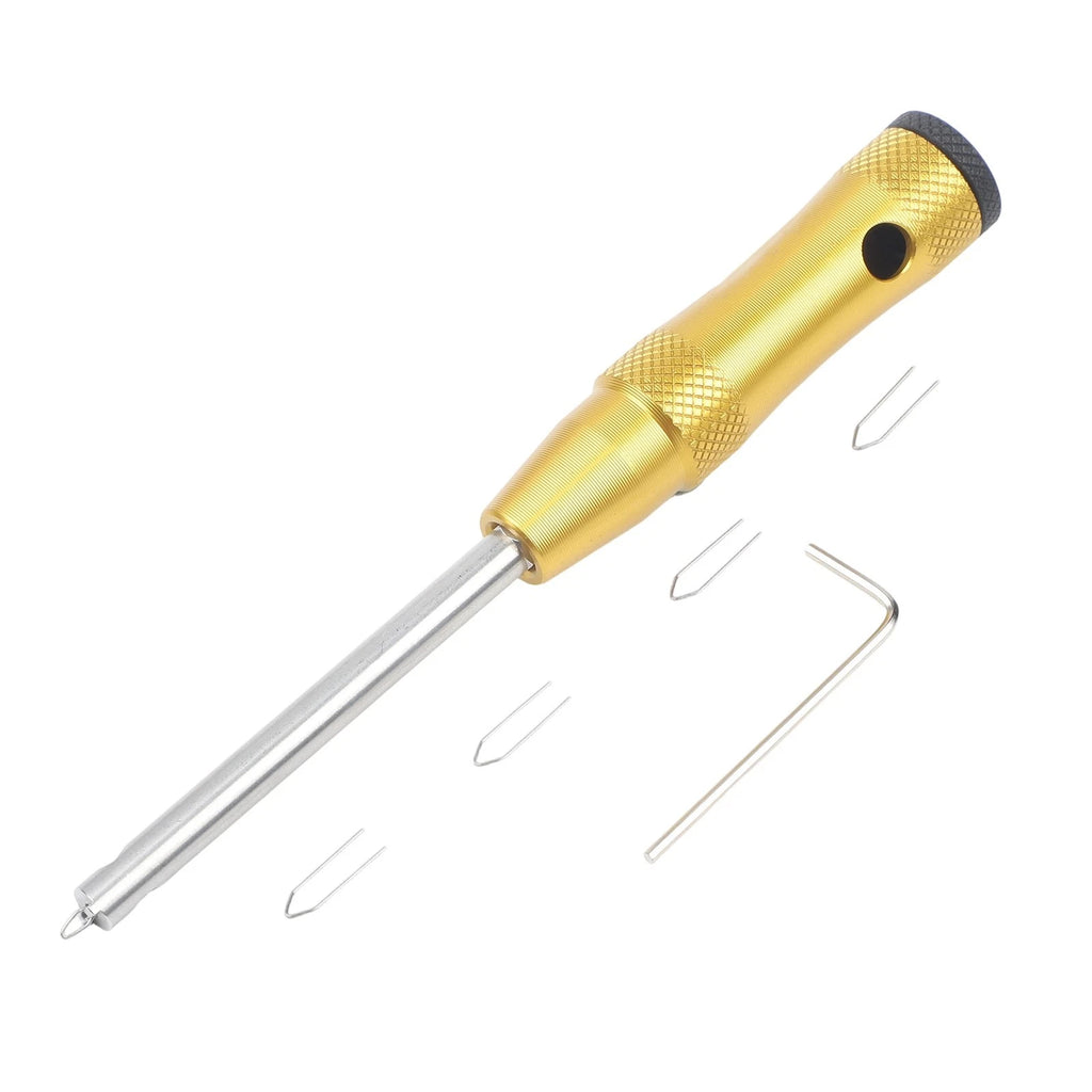 Spoke Nipple Installation Tool for Bikes with 4 Replacement Cores