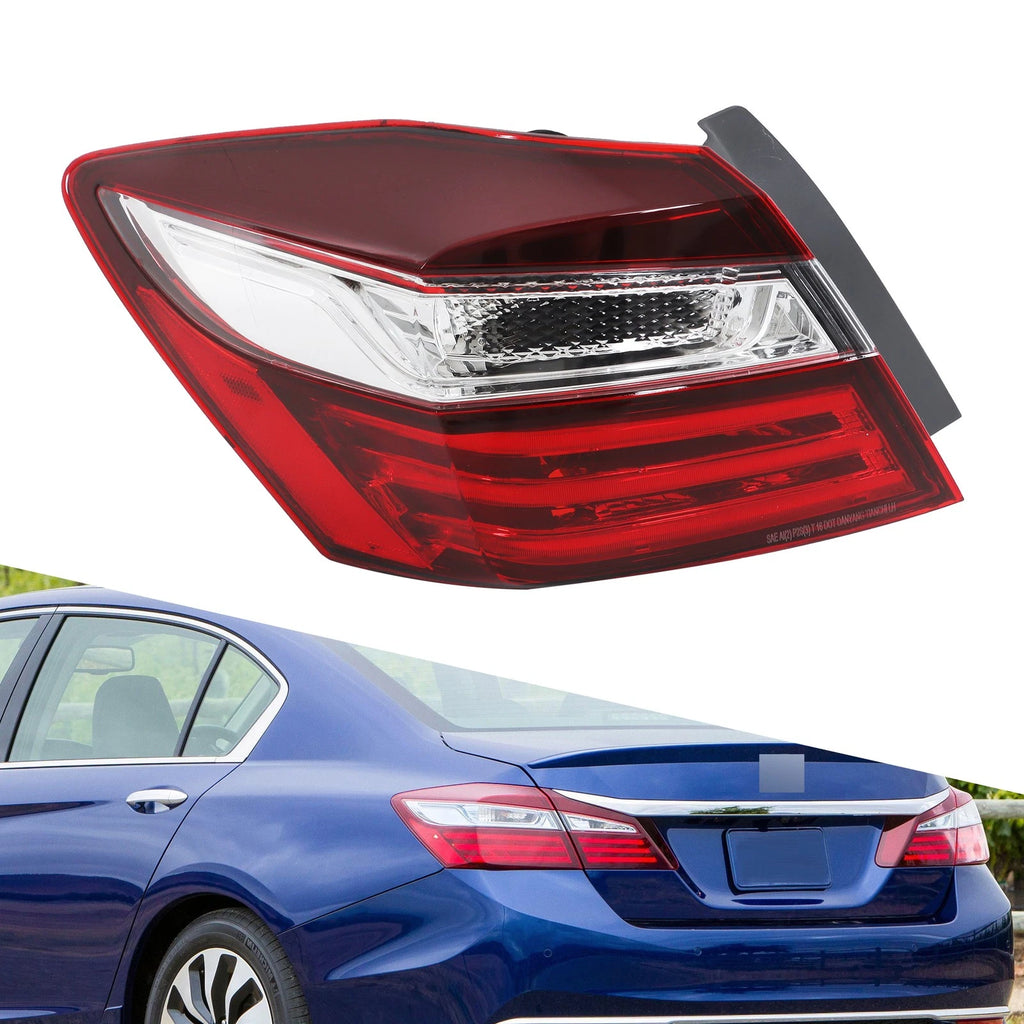 Tail Light Assembly for Honda Accord (2016–2017) Rear Left Red