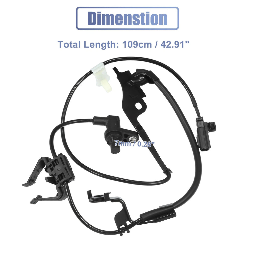 Front Left ABS Wheel Speed Sensor No. 89543-48040 for Toyota Highlander (2008–2013)