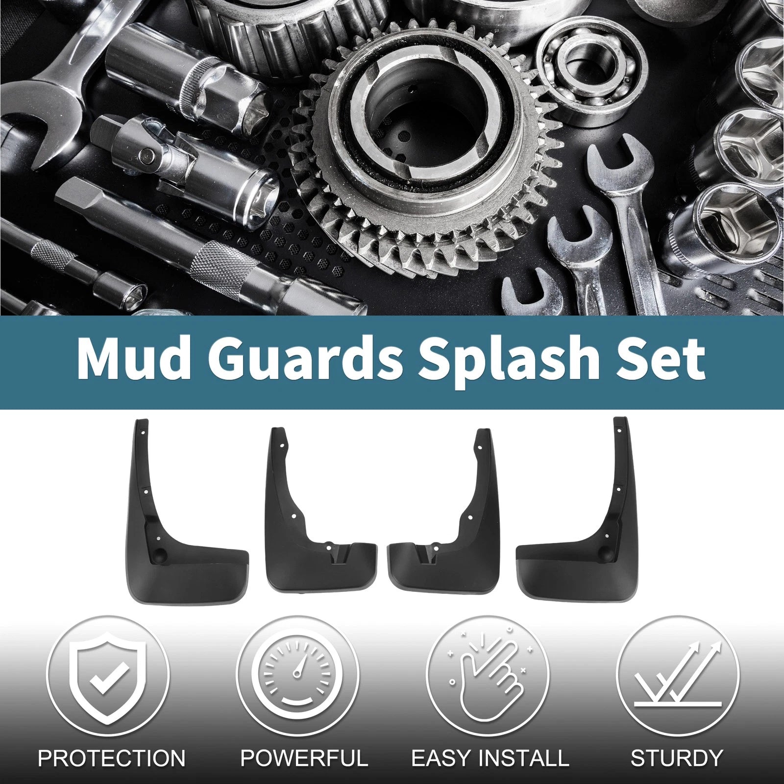 Mud Flaps Splash Guards for Toyota Prius XW20 2004–2009
