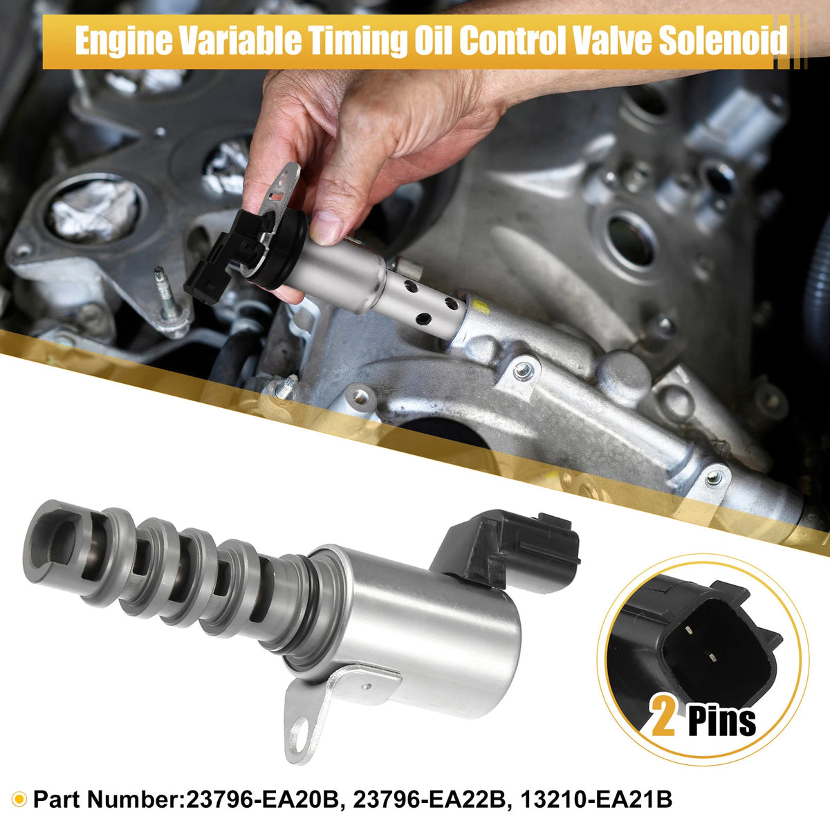 VVT Solenoid 23796-ED00D for Nissan Qashqai 1.6L (2013–2016)
