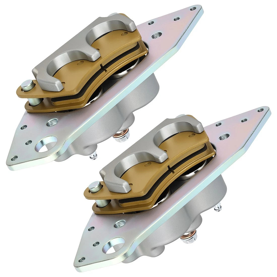 Front Brake Calipers & Pads for Polaris RZR 4 800/900/1000 (2010–2015)
