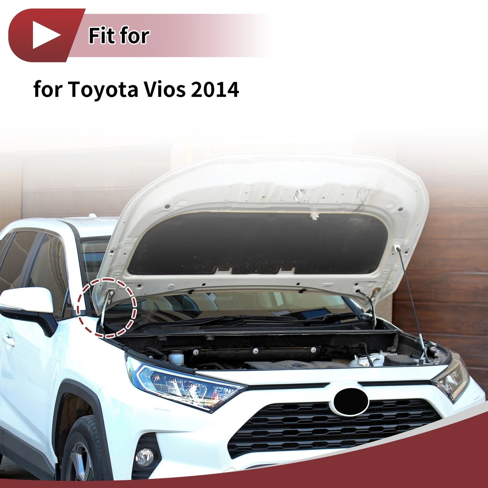 Hood Hinge for Toyota Vios (2014) Right Side