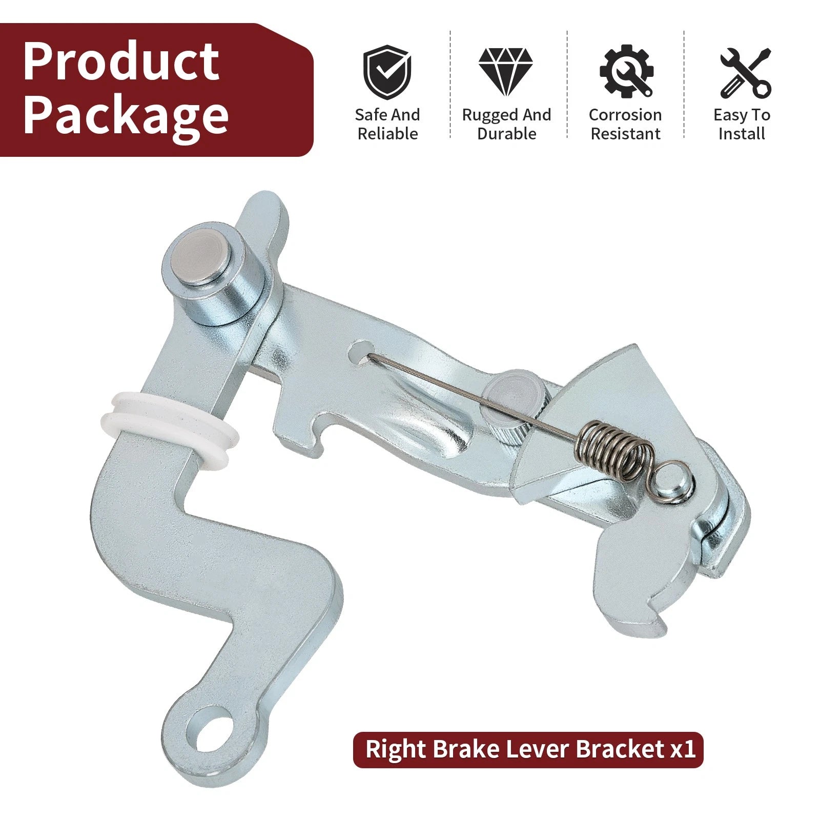 Right Brake Lever Bracket for Kawasaki Mule 4000 4010 2510 3000 3010 3020