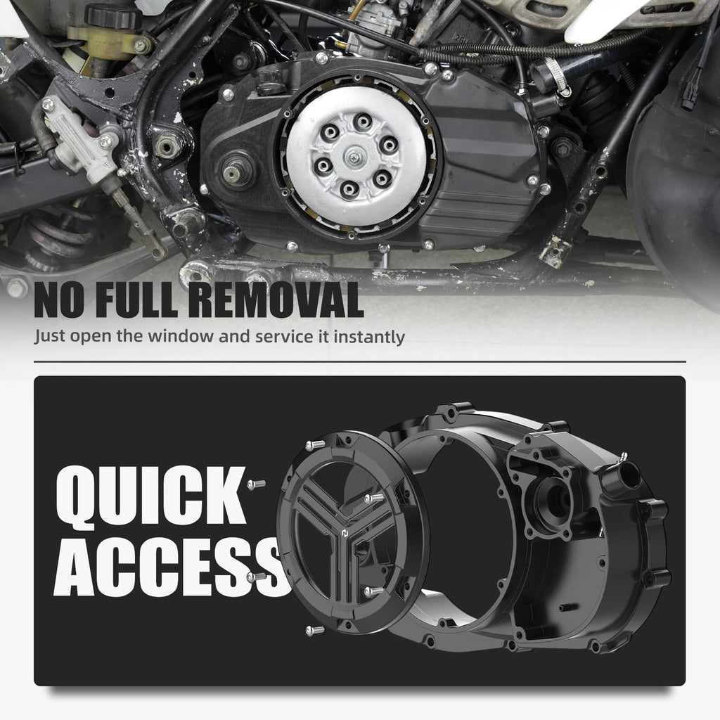 Quick-Access Clutch Cover for Yamaha Banshee 350 (1987–2006)
