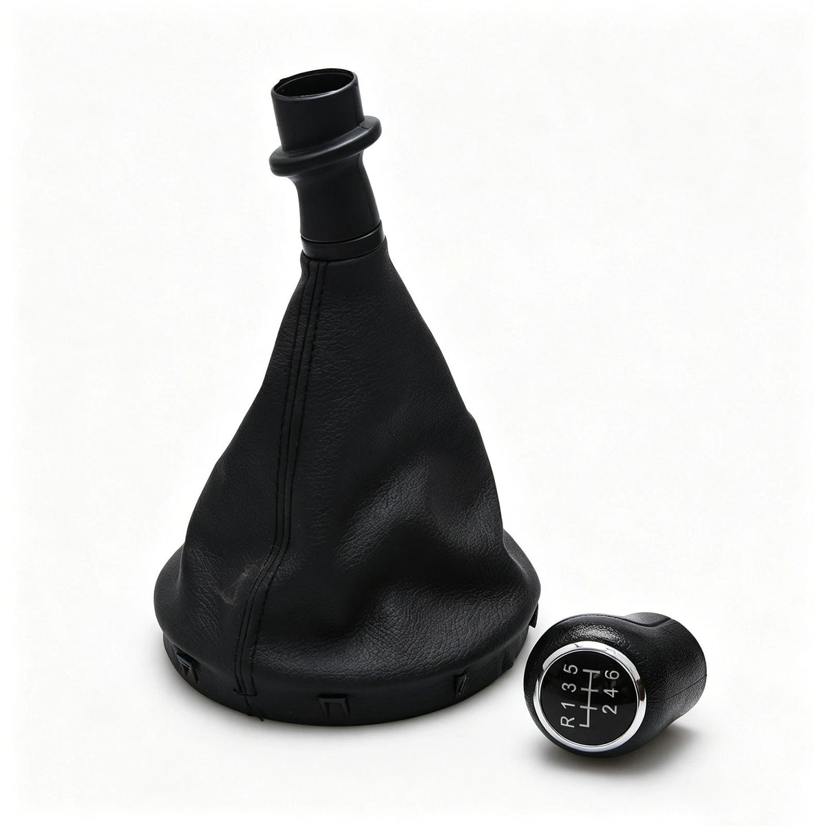 Leather Gear Knob Shift Stick Boot Gaiter for VW T5 (2003–2016) 7H0711113
