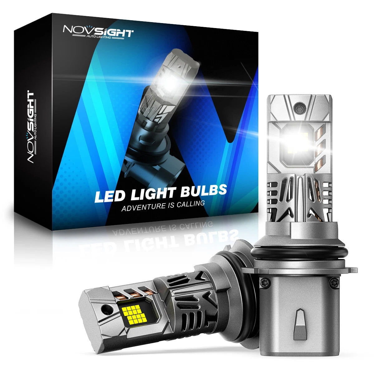 2X 9004 HB1 LED Headlight Bulbs for