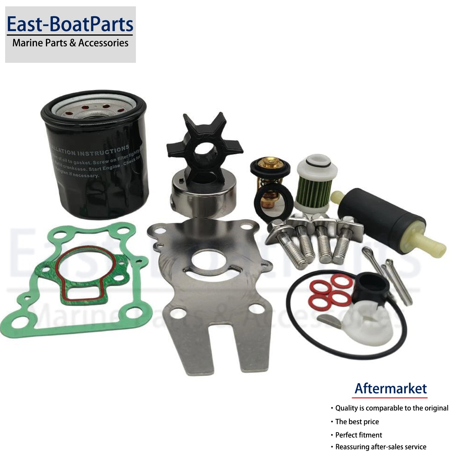Maintenance Service Kit for Yamaha 4 Stroke 30HP 40HP (2009–UP) 6BG-W0078-01