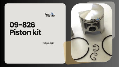 Piston Full Kit for Yamaha 600 (09-826, 8CA-11631-00, 8CR-11631-00)