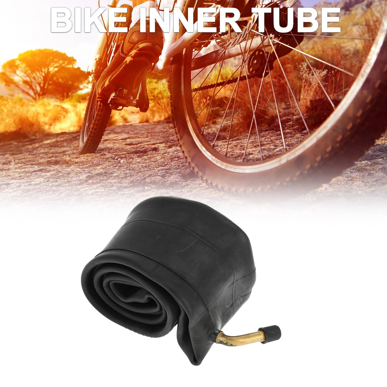 Bicycle Inner Tube 16x2.5 Bent Valve Replacement for MTB Bike (2005–2015)