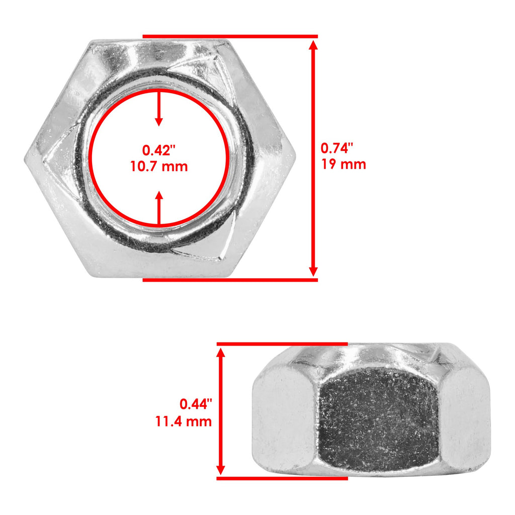 Deck Bagging Blade and Nut Replacement for John Deere X106 X107 X110 (2015–2017)