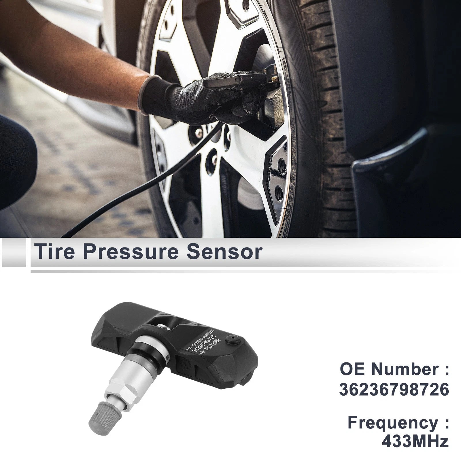 Tire Pressure Sensor Replacement for BMW 128i 135i (2008–2010)
