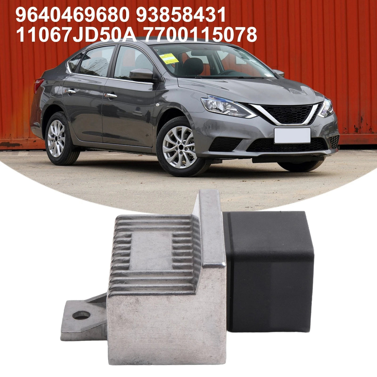 For Vauxhall For Renault Glow Relay OEM Replacement 9640469680 for Vehicles