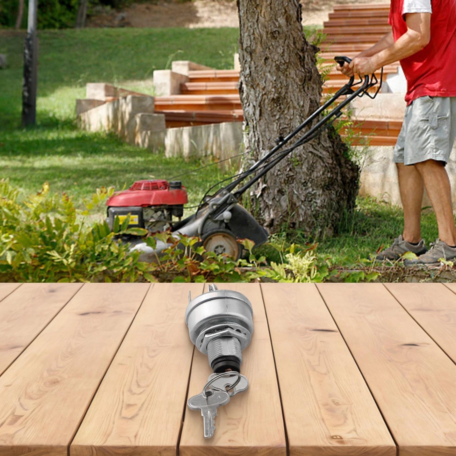 Ignition Switch for Tractor Mower (AM101561, TCA22740, TCA15075)