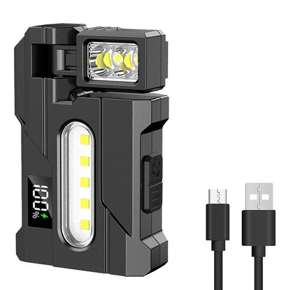LED Work Light with Magnetic Base and USB Rechargeable (White, Red, Blue)
