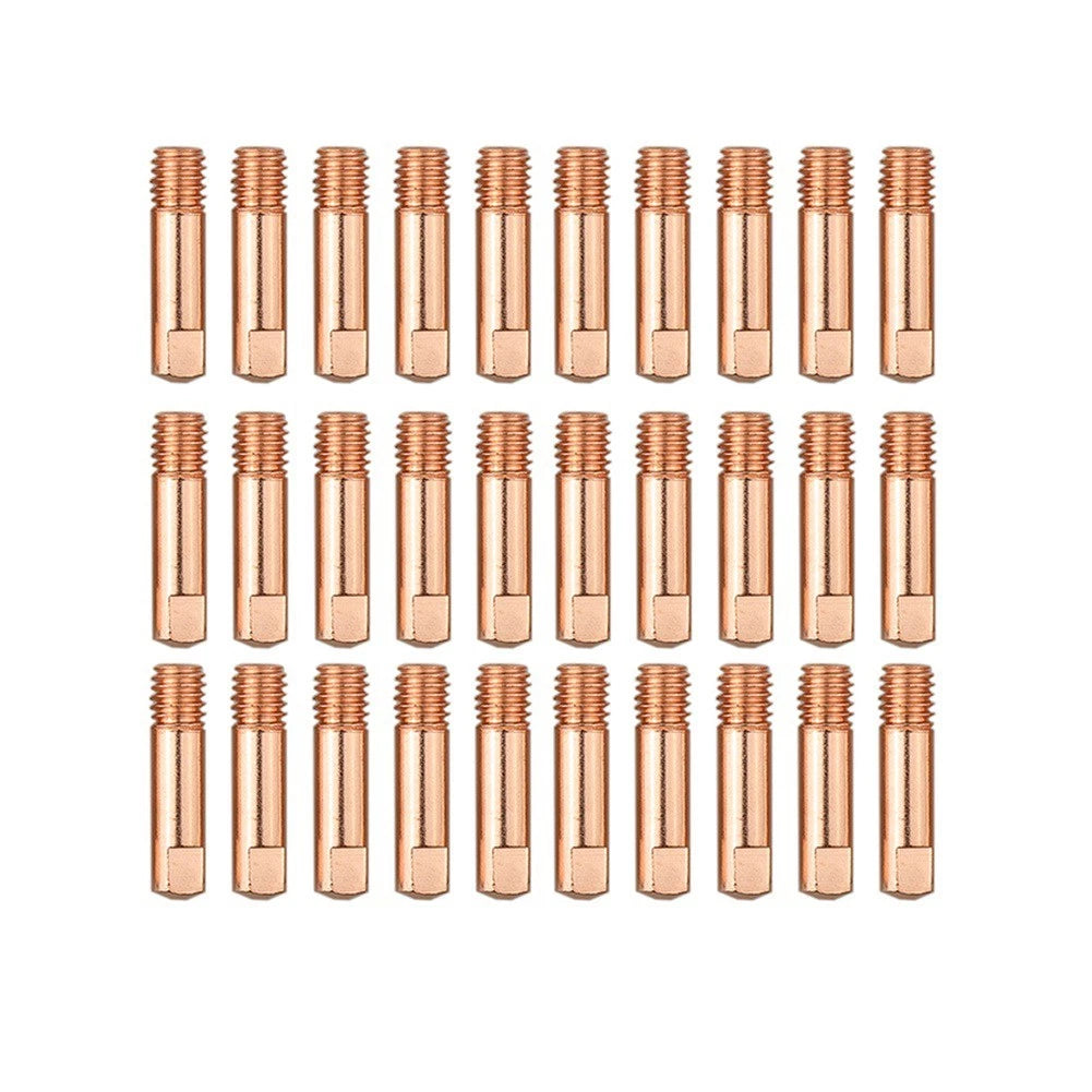 Set of 30 Copper Welding Contact Tips 0.035 Inch for Mig and Mag Torch
