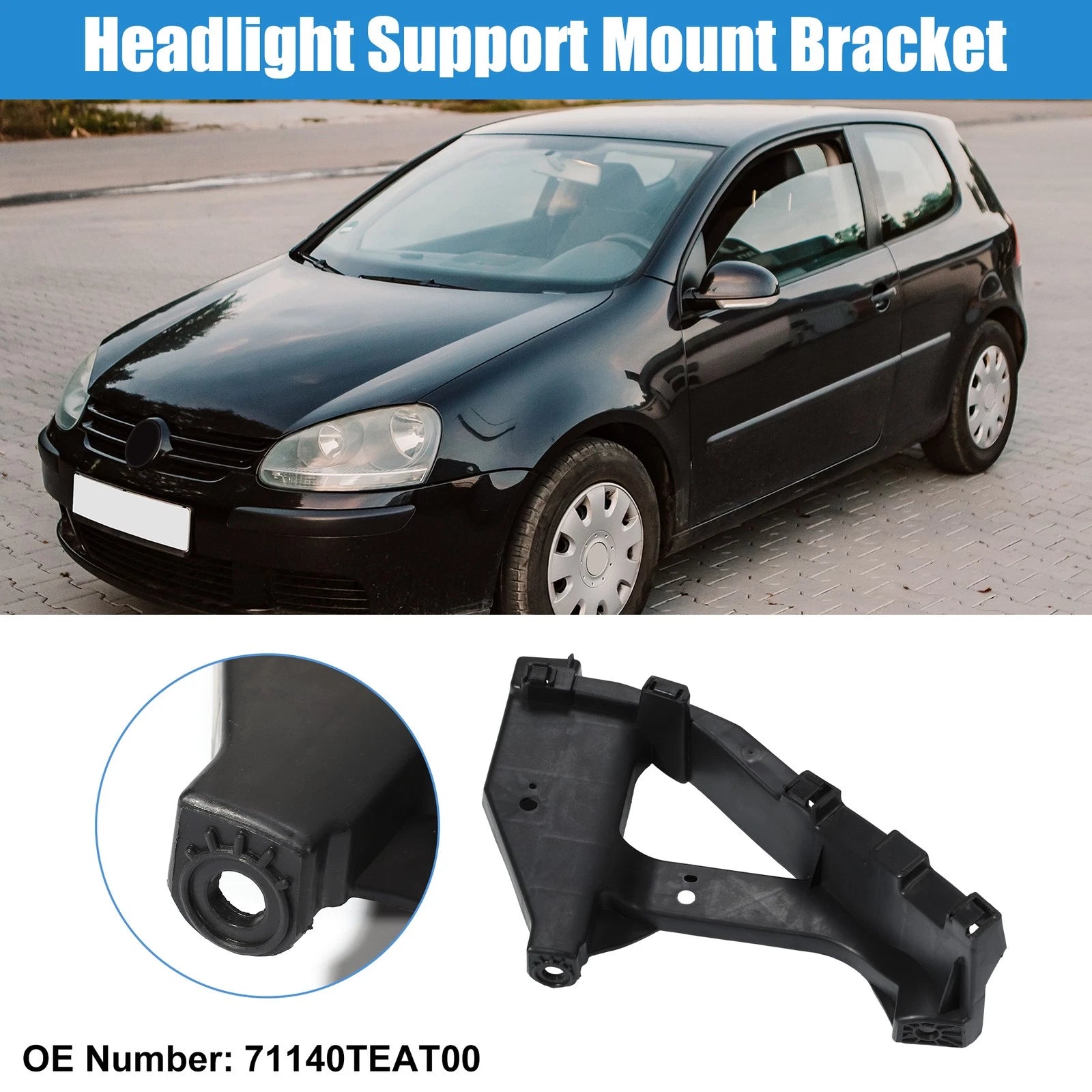 Headlight Bracket Support for Honda Civic (2017–2020) 1pcs