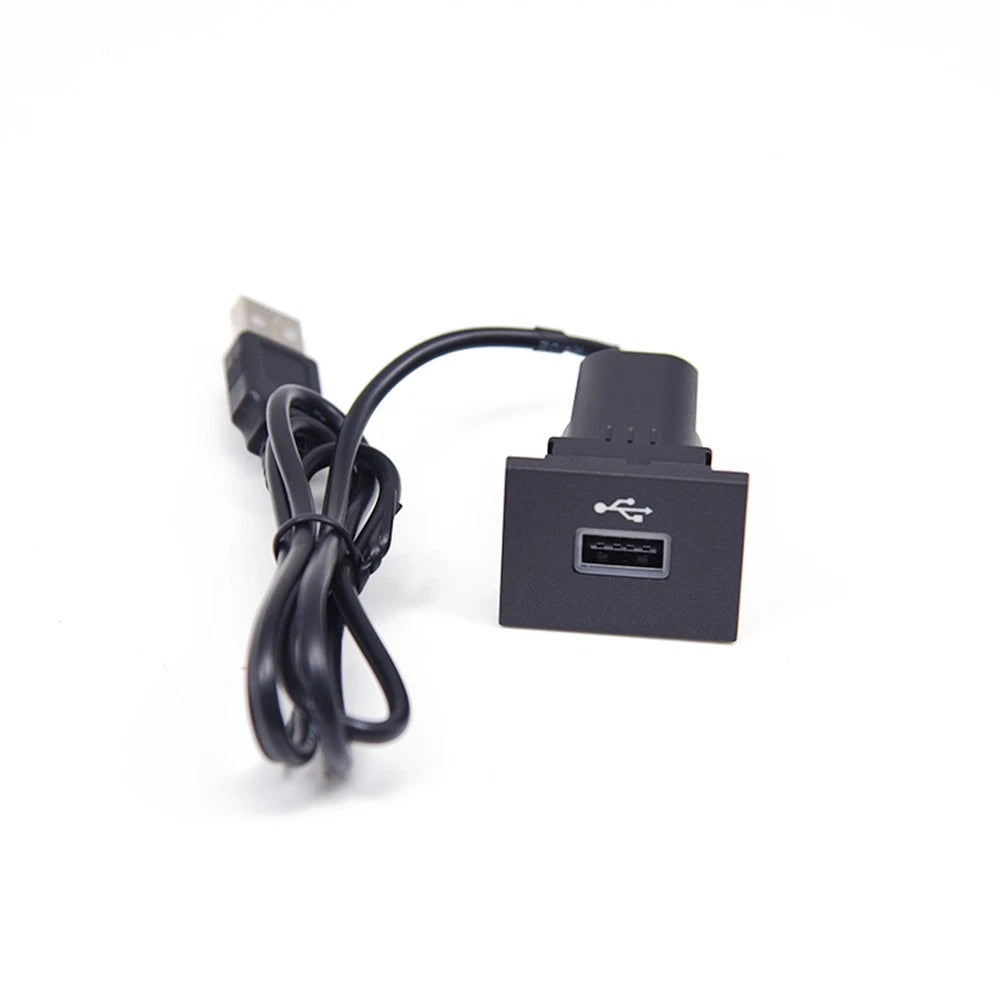 Car USB Input Adapter Audio Radio Socket with Cable For Ford Focus MK2 2005-2009