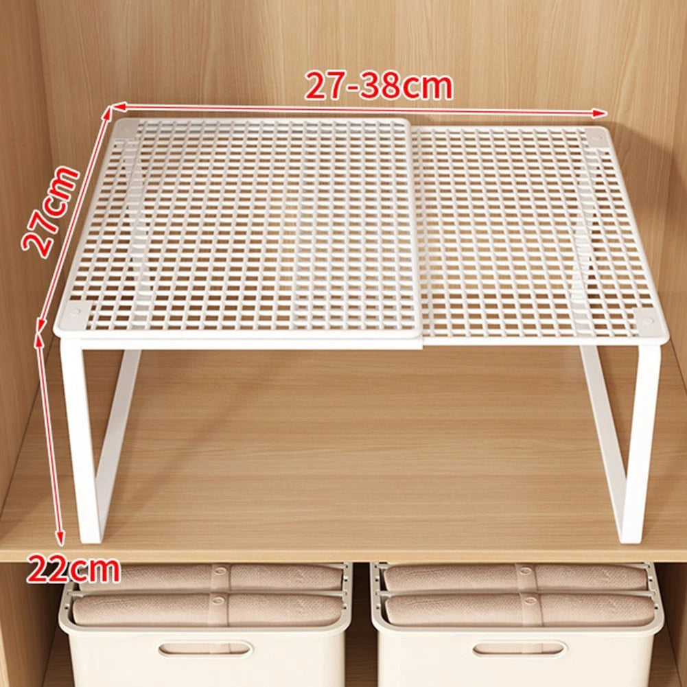 Adjustable Stackable Shelf for Dishes (Space Saving)