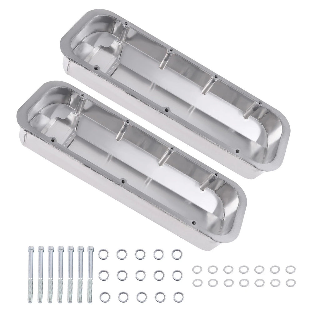 Fabricated Aluminum Valve Covers for Big Block Chevy 502 (1966–2000)