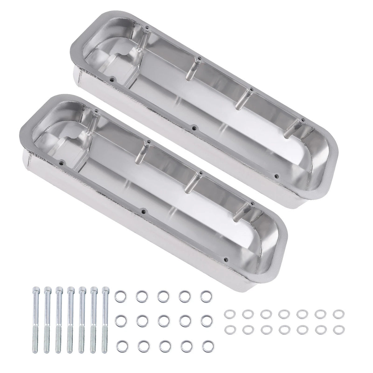 Fabricated Aluminum Valve Covers for Big Block Chevy 502 (1966–2000)