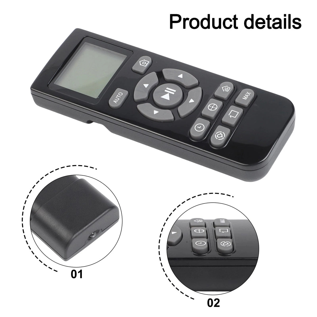 Replacement Remote for INOMI LE7, Polaris PVCR 1229