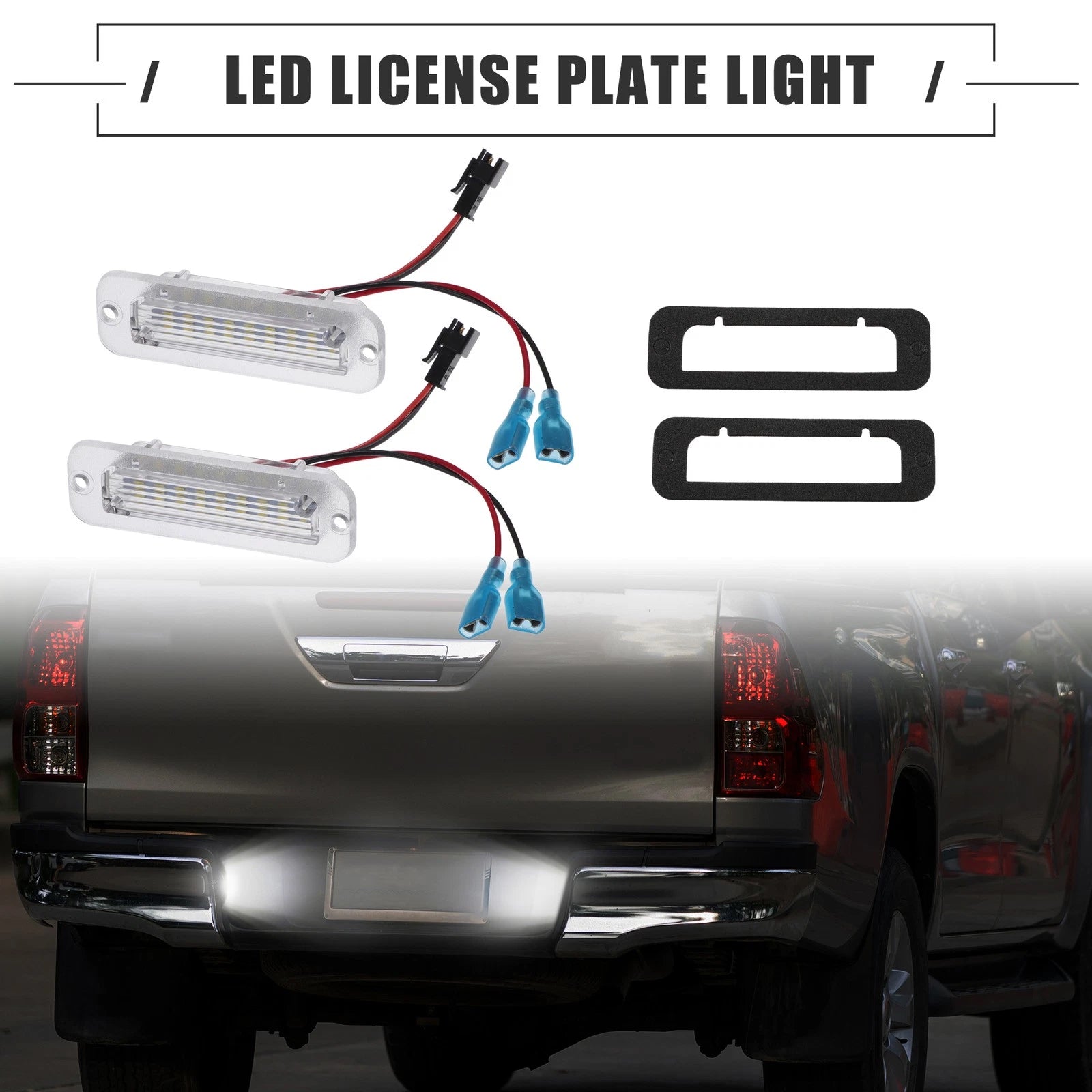 2pcs LED License Plate Light for Mercedes-Benz G500 (2013–2021)