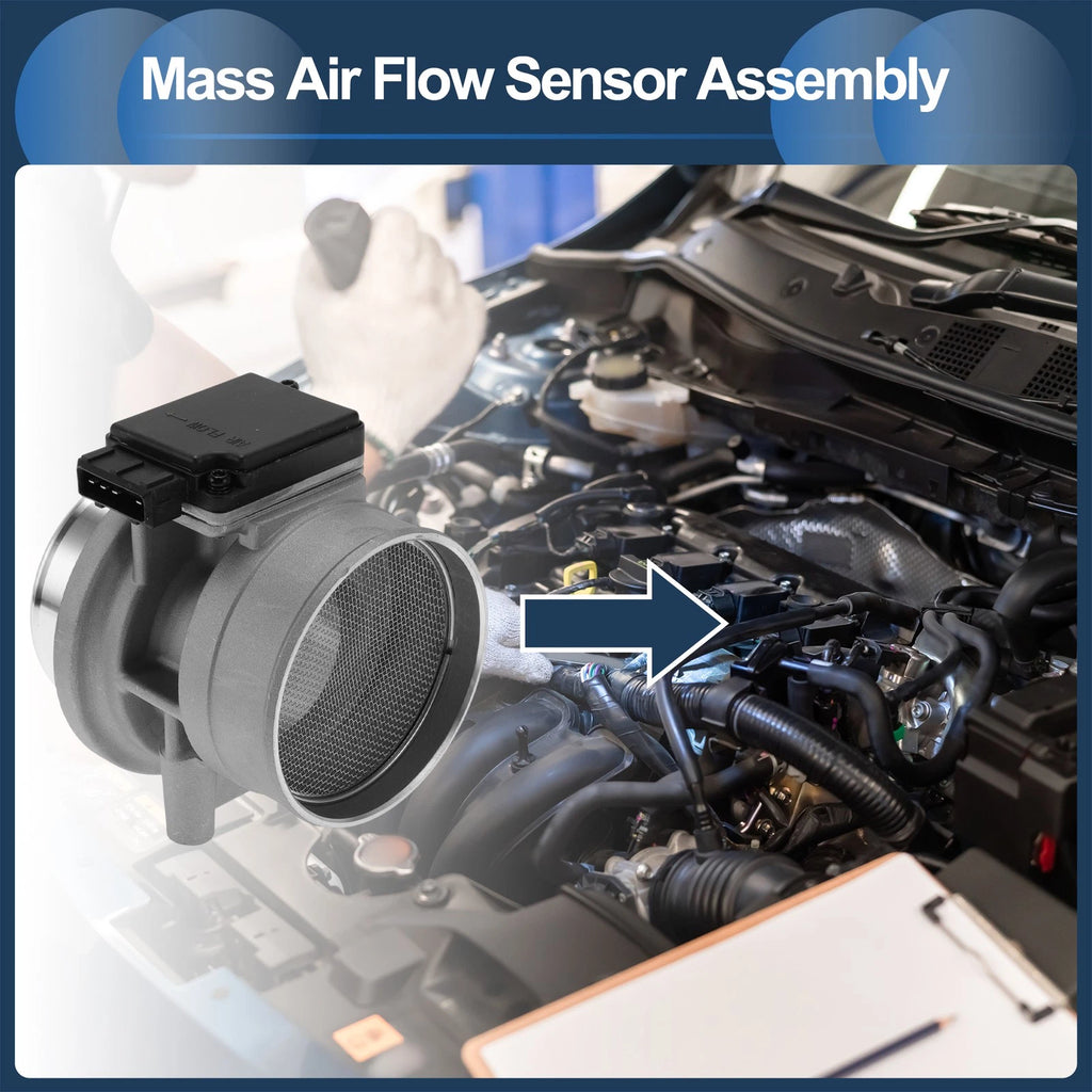 Mass Air Flow Sensor Assembly No.F2PF12B579B for Ford Mustang (1988)