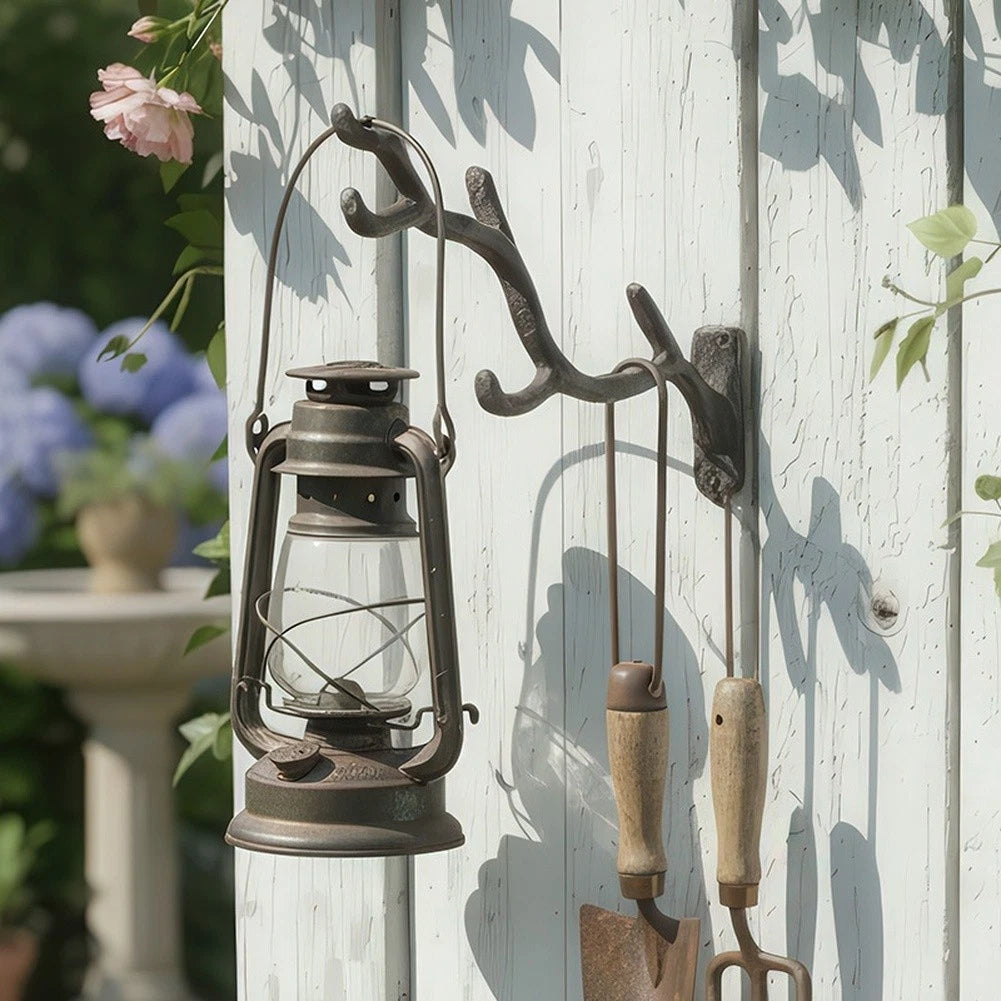 Decorative Cast Iron Wall Hook for Indoor Use