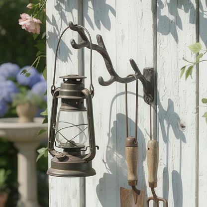 Decorative Cast Iron Wall Hook for Indoor Use