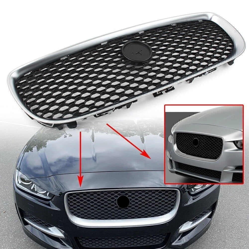 Upper Front Center Grill Mesh Grille for Jaguar XE (2015–2018)