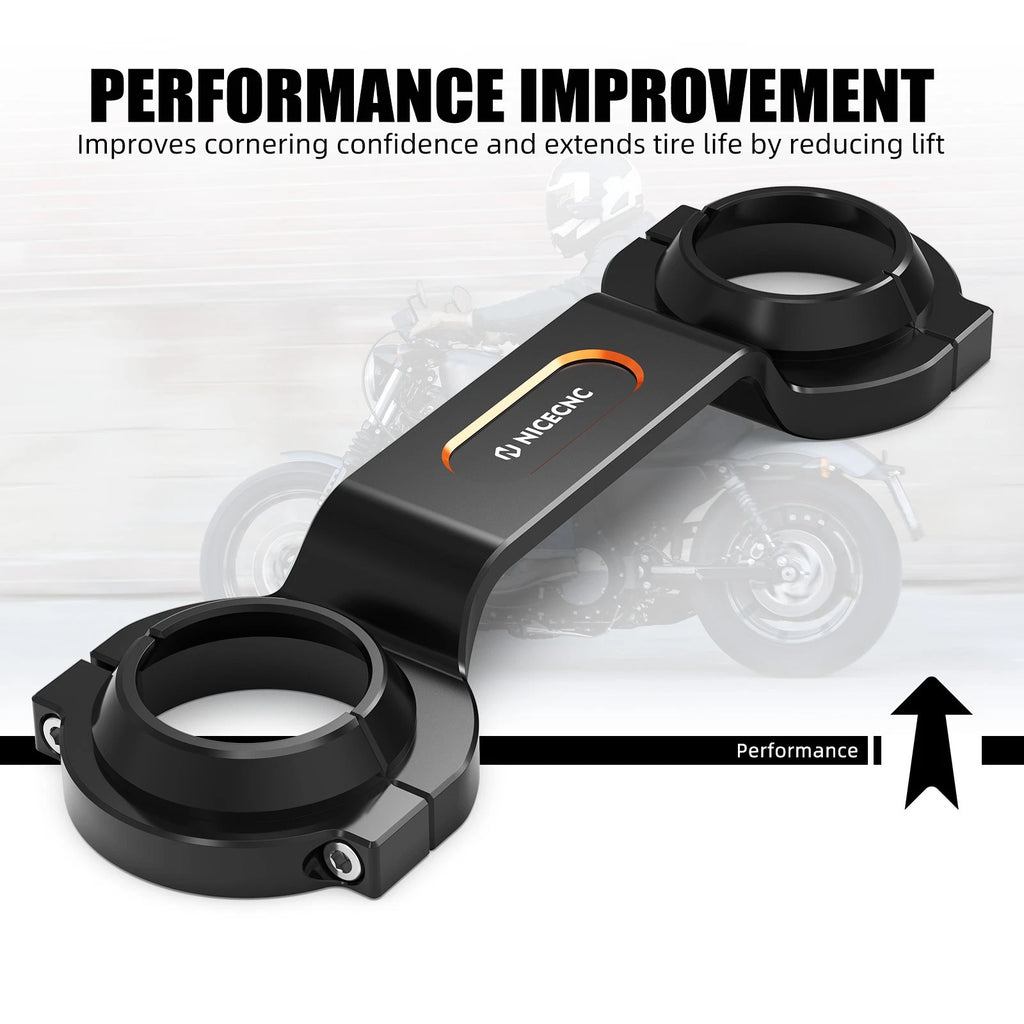Front Fork Brace for Harley Dyna Low Rider FXDL (1994–2005)