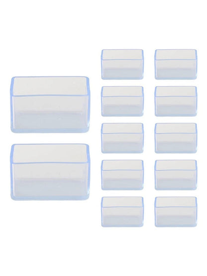 Chair Feet Covers Non-Slip Rectangle Soft for Tables