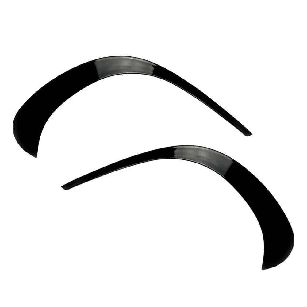 Gloss Black Front Bumper Spoiler Trim for Benz GLC X253 (2020–2021)