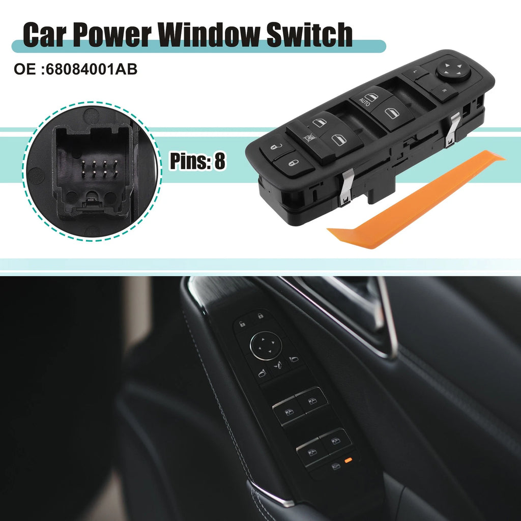 Front Left Driver Side Power Window Switch for Dodge Journey (2009–2020)