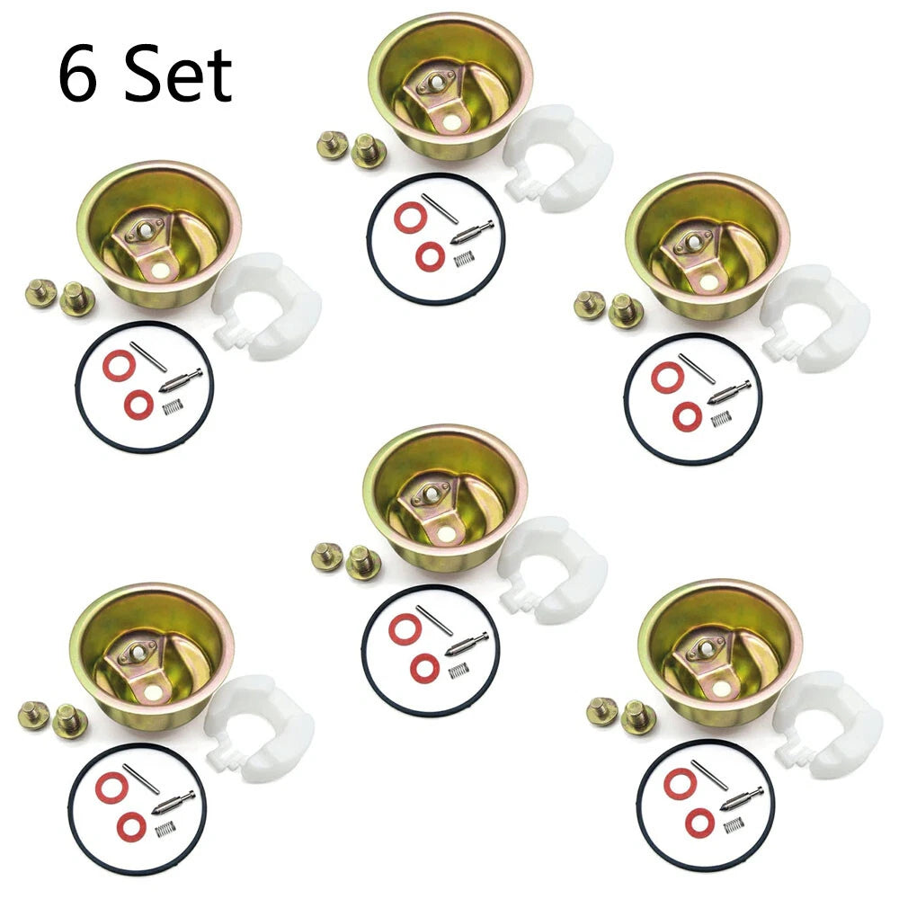 Set of 6 Carburetor Needle Bowl Float Gaskets for Honda GX270 GX340 GX390