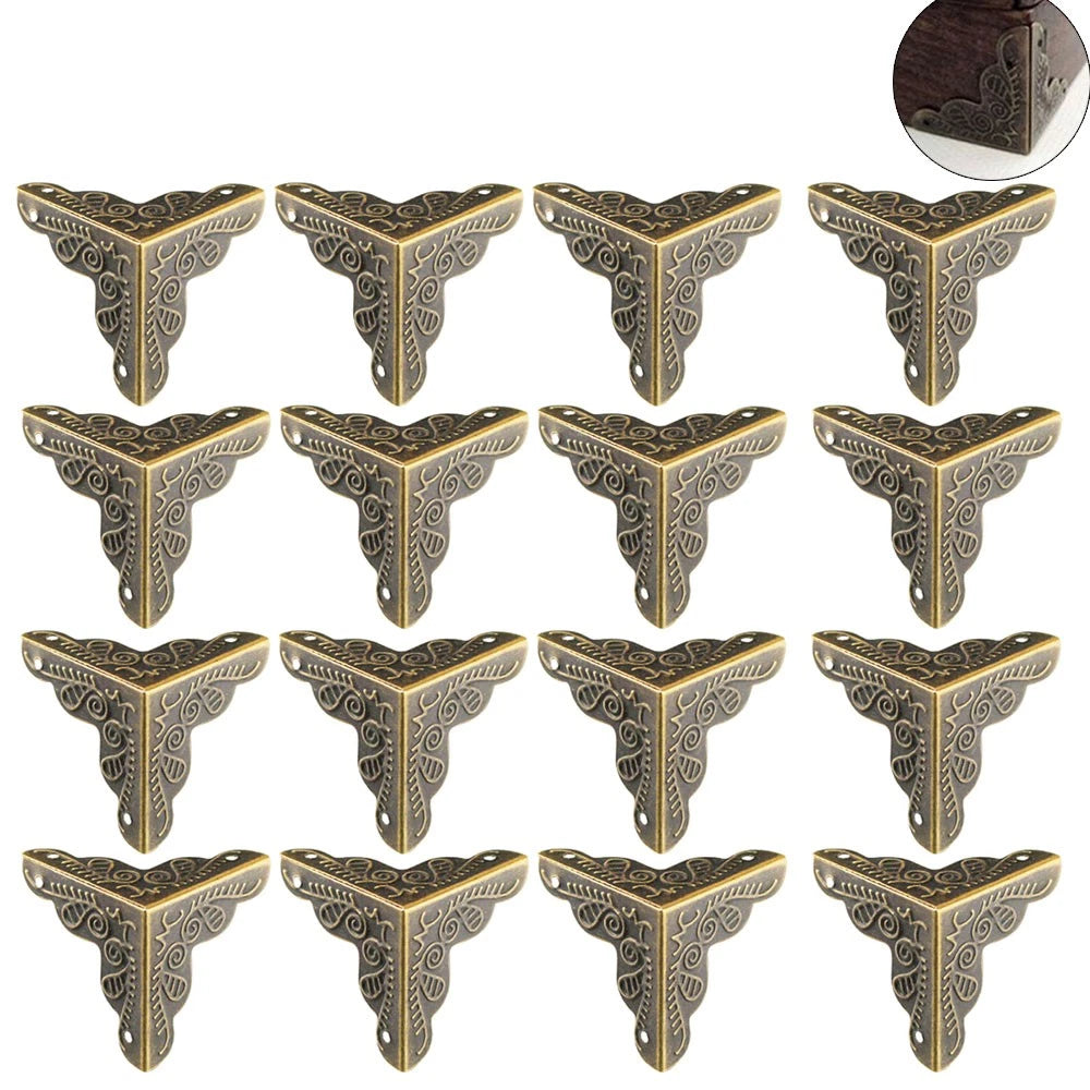 16Pcs Corner Protector for Jewelry Box Desk Cabinet Hardware